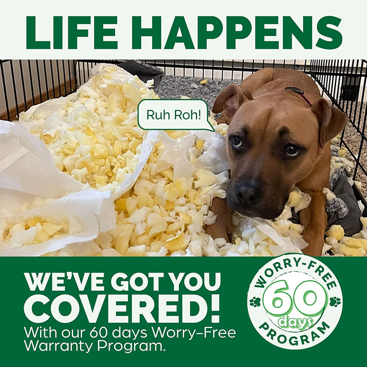 Replacement Dog Bed Cover Sherpa & Chenille Sofa-Style, Machine Washable - Orion Blue, Jumbo (X-Large)